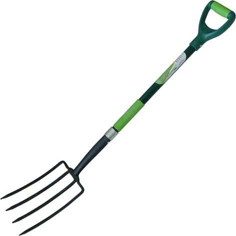Garden Fork 4 Tines with D Fibreglass Shaft