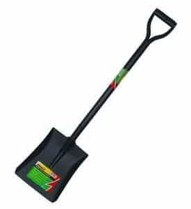 Square Mouth Shovel with Full Metal D Handle