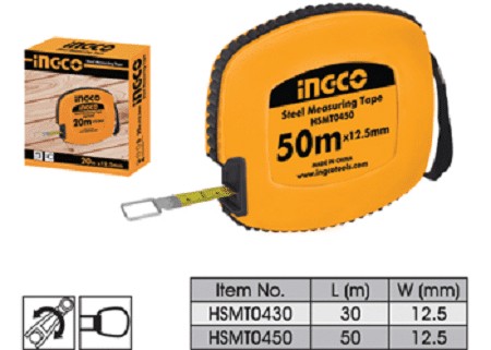 Tape Measures Steel Dual 20m, 30Metre or 50 Metre x 12.5mm