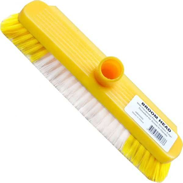 Broom Head with Plastic Scraper