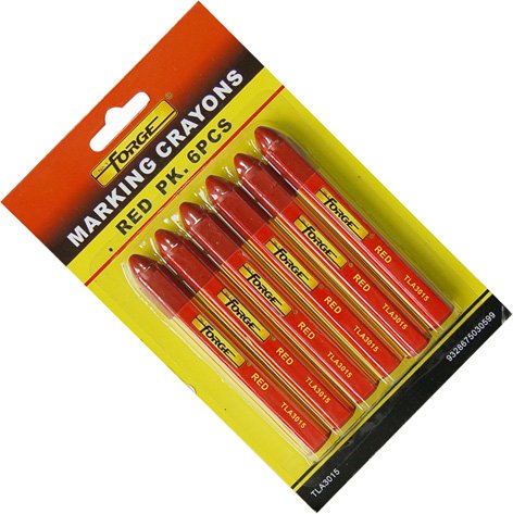 Lumber Crayons Red 6pk