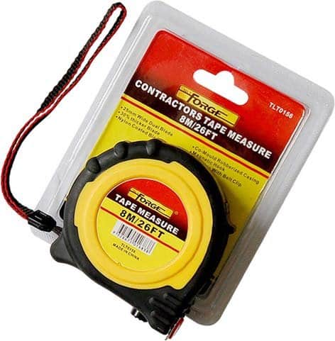 Tape Measure Dual 25mm x 8m