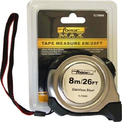 Forgemax Tape Measure 25mm x 8m