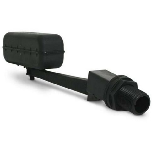 Plastic water tank float valve assembly