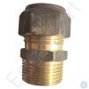 Brass threaded cable gland fitting