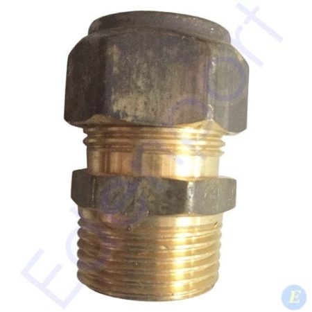 Brass threaded cable gland fitting