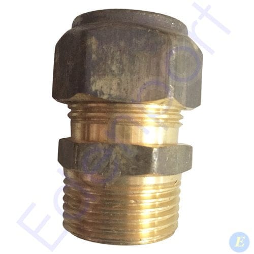 Brass threaded cable gland fitting