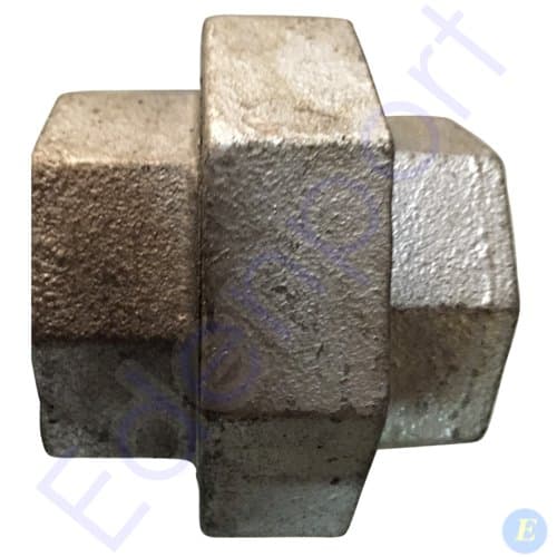 Heavy-duty metal pipe union fitting