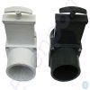 White and black PVC slide gate valves
