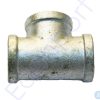 Galvanised metal pipe tee fitting