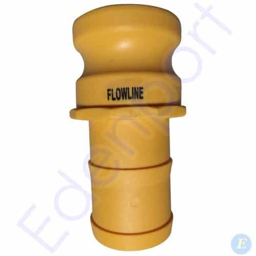 Yellow plastic Flowline pipe fitting connector
