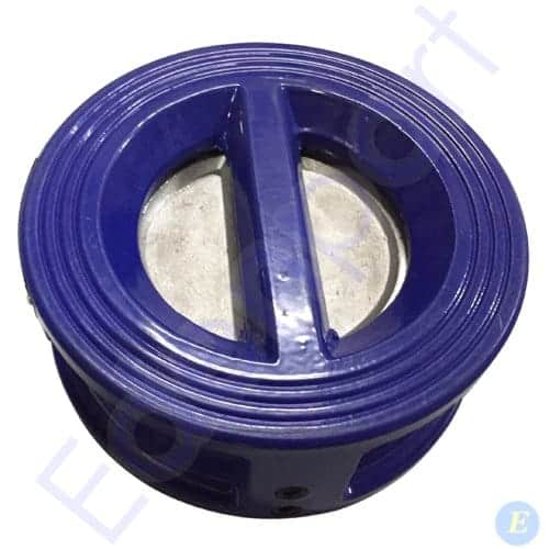 Blue threaded valve component with metal insert